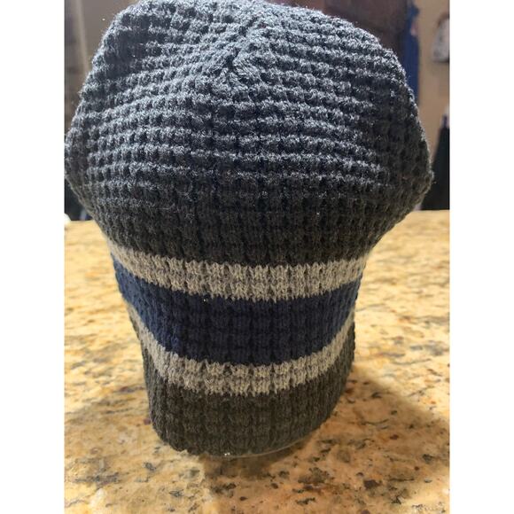 Beanie Mens Gray Blue - OS - Picture 3 of 4